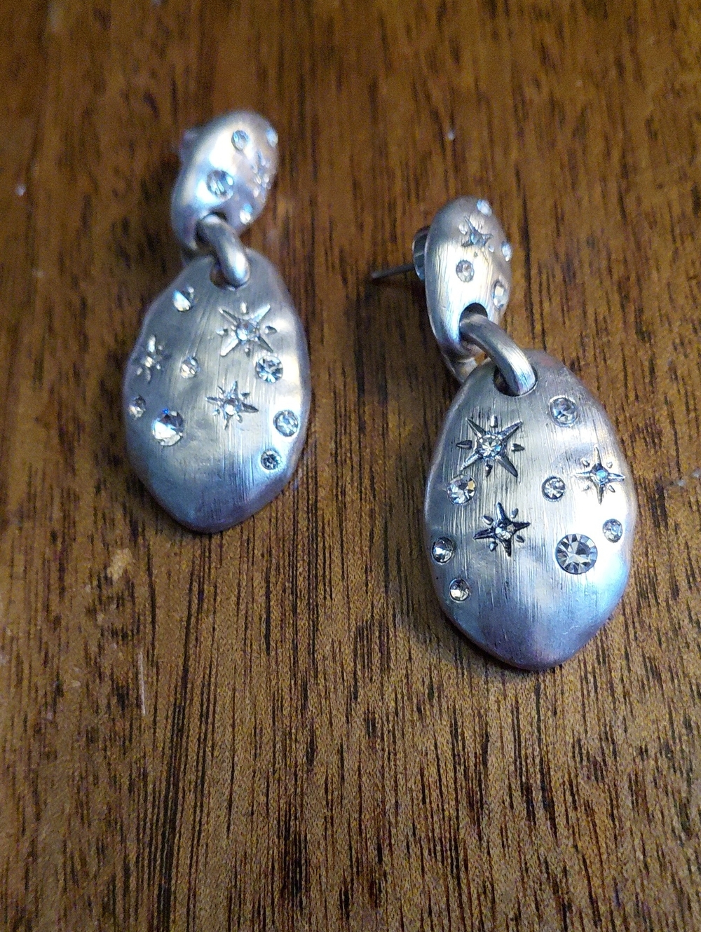 Nayiri AURORA Collection 925 Silver Designer Earings 2in Dangle